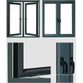 Foshan factory aluminum double tempered casement glass windows prices